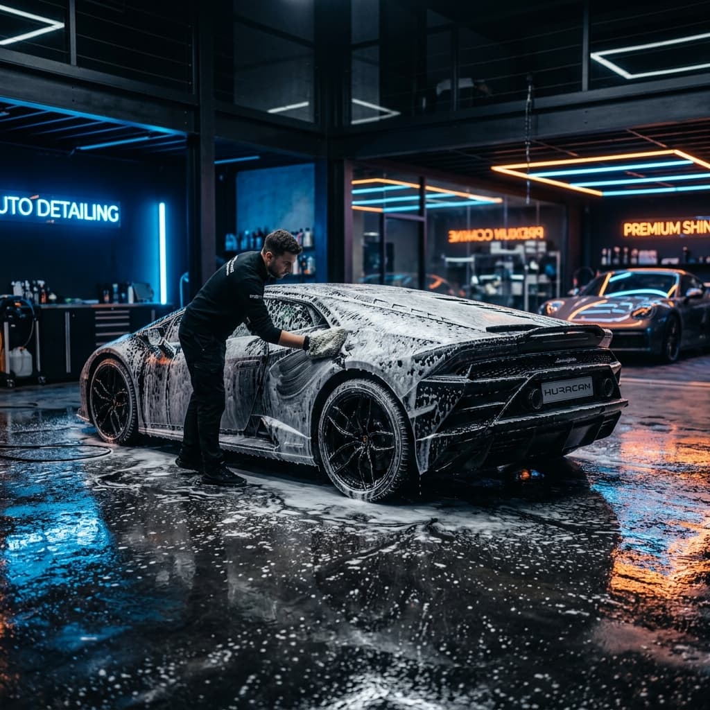 Ultra premium luxury car detailing studio